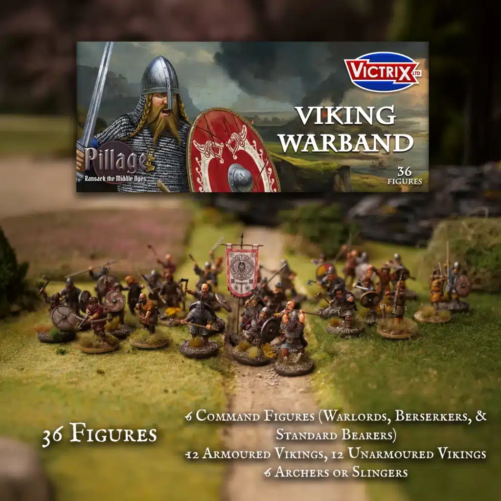 Découvrez la Viking Warband est l'une des boites de figurines plastiques pour jouer à la nouvelle extension de Saga l'Age des Vikings