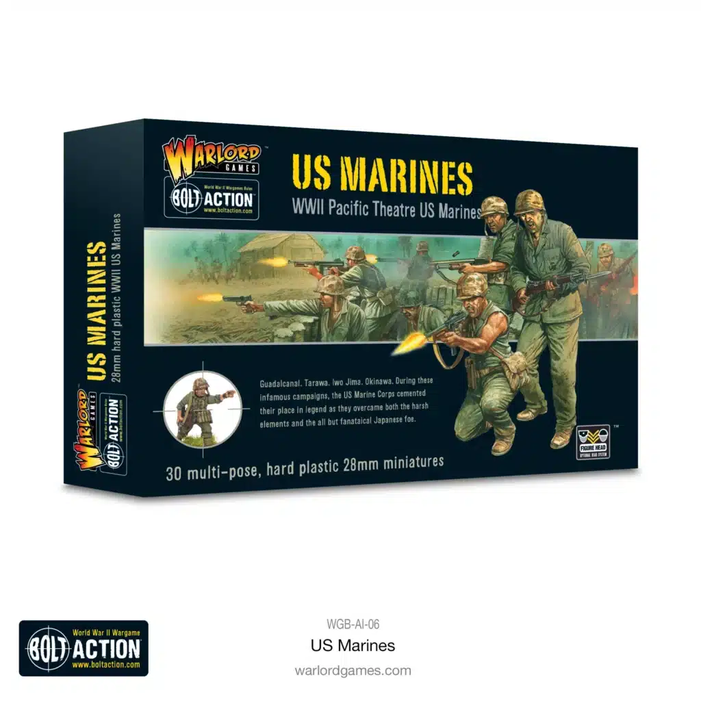 Bolt Action US Marines plastic box se vous permettent de revivre la bataille emblématique des Ardennes de la deuxieme guerre mondiale