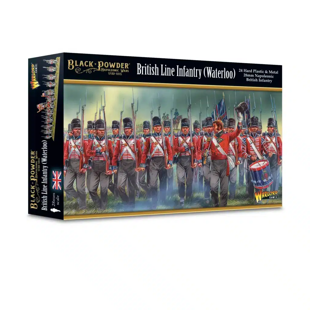 De superbes nouvelles figurines de Warlord games pour vos parties de Legion d'Honneur ou Black Powder : Napoleonic British Line Infantry (Waterloo campaign)