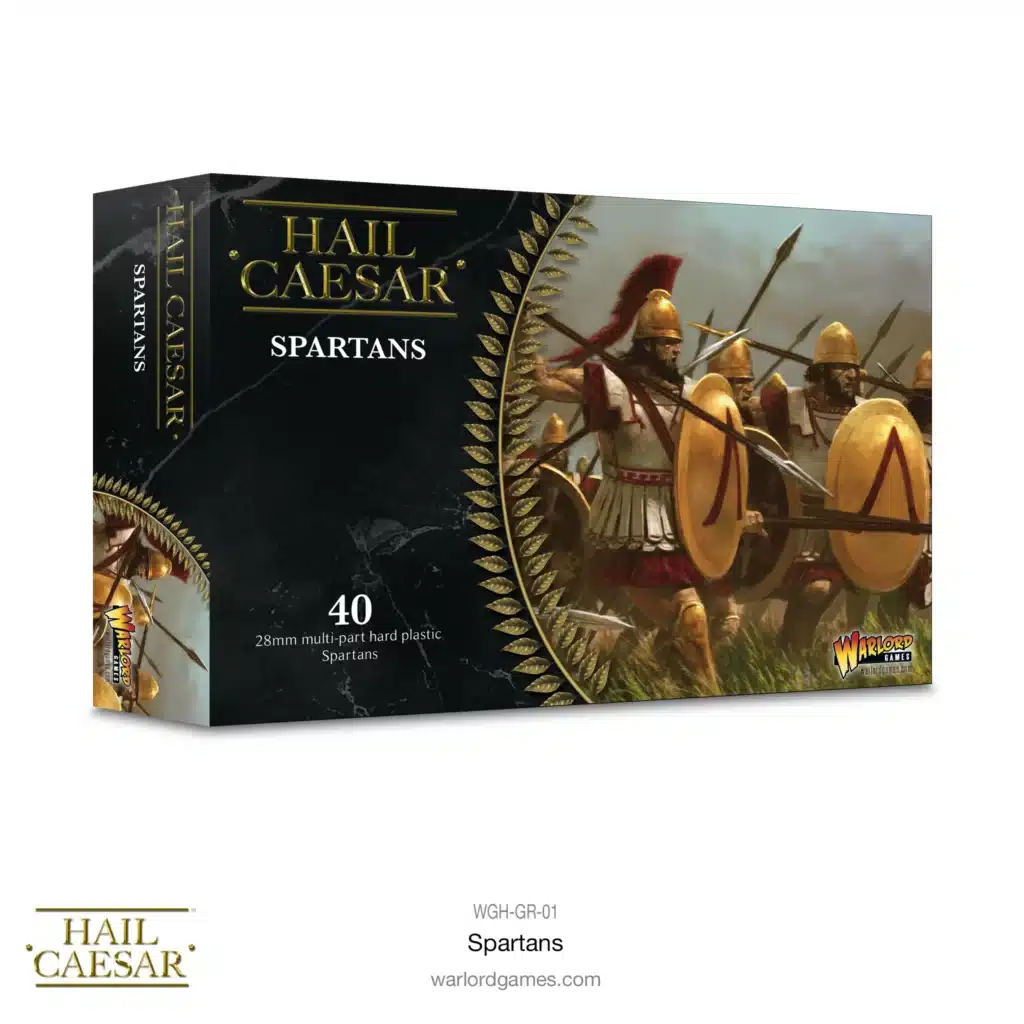 Hail Caesar Spartans  est l'une des unités emblématiques du jeu Hail Caesar , dasn l'epoque incroyable des spartiates et des romains