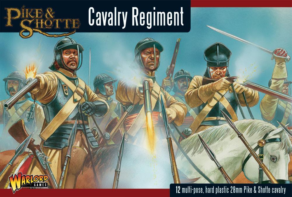 Pike & Shotte Cavalry plastic boxed set l'un des superbes jeux historique édités par Warlord Games dans l'univers des chevaliers et mousquetaires