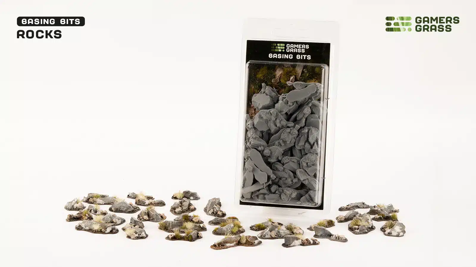 GamersGrass Basing Bits Rocks est la nouveauté de Gamersgrass , ce specialiste mondial de la fabrication de touffes et accessoires