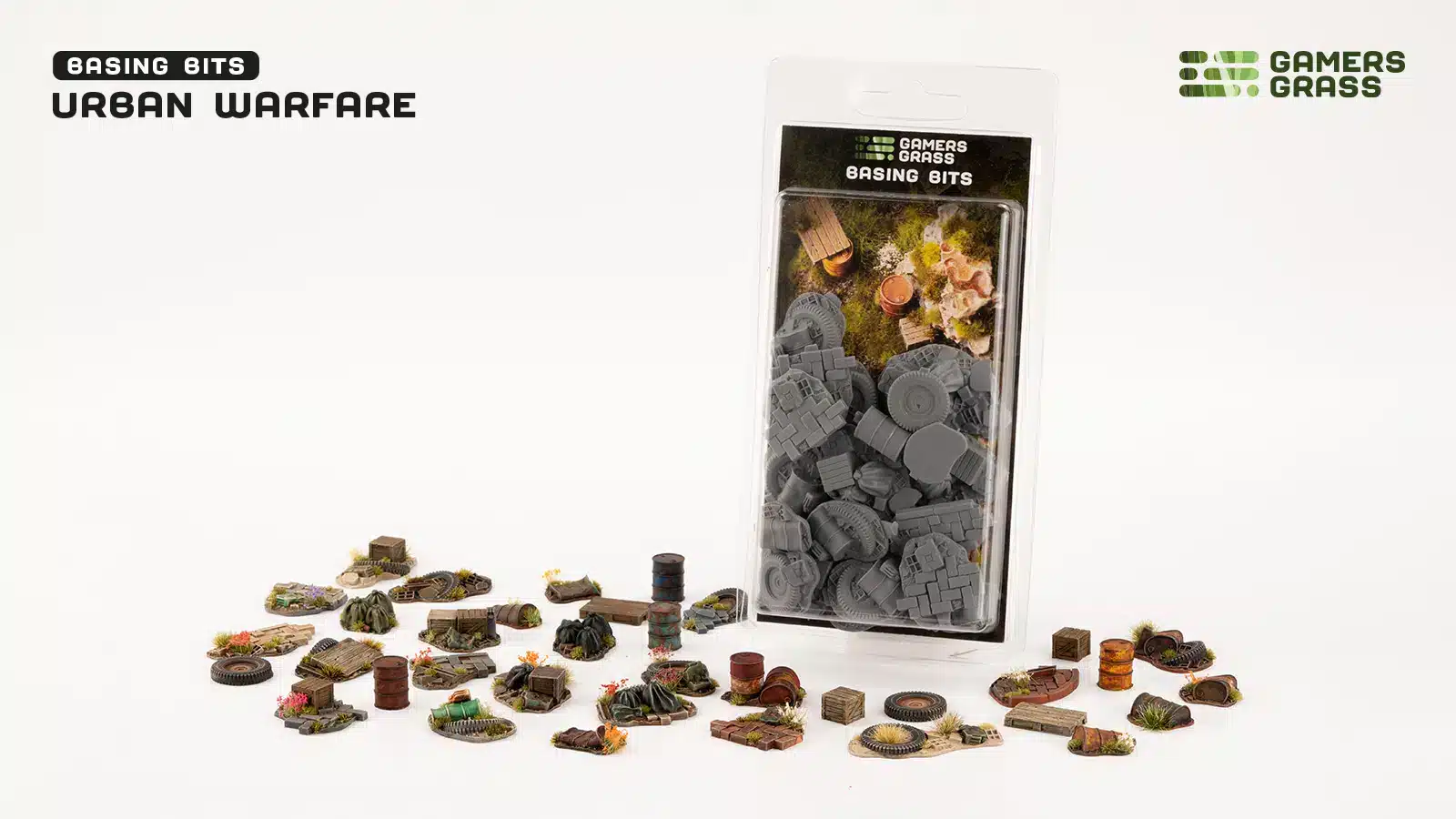 GamersGrass Basing Bits Urban Warfare est la nouveauté de Gamersgrass , ce specialiste mondial de la fabrication de touffes et accessoires