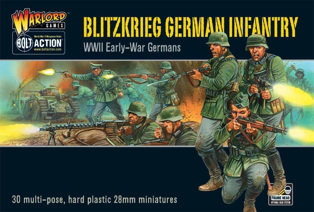 Bolt Action German Blitzkrieg Infantry vous permettent de revivre la bataille emblématique des Ardennes de la deuxieme guerre mondiale
