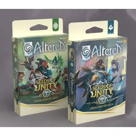 Decouvrez la nouvelle edition de Altered avec ce Altered Seeds of unity (FR): Lot de 2 sarters , une super occasion de decouvrir cette nouvelle serie