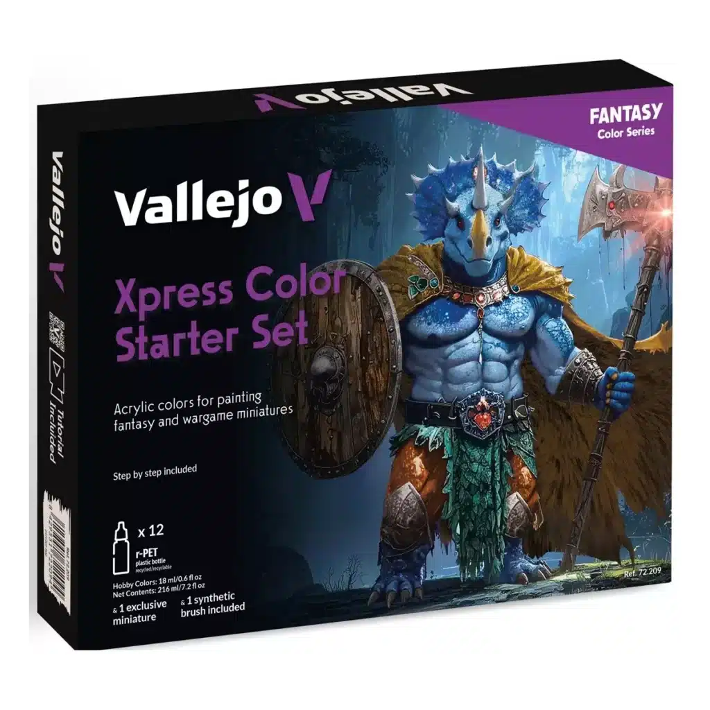Découvrez la Xpress Color : Starter Set pour commencer ou compléter votre gamme de peinture Vallejo Xpress Color