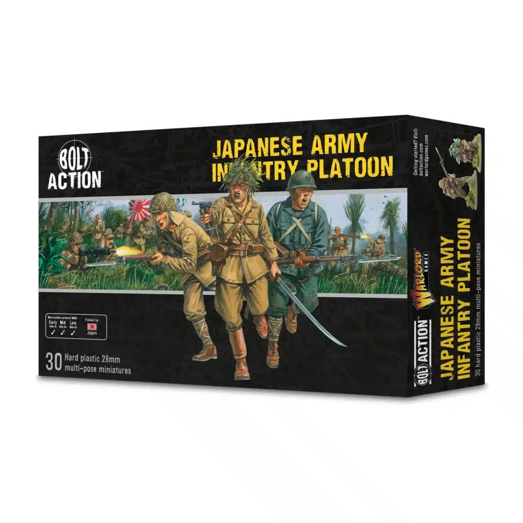 Bolt Action Japanese Army Infantry Platoon vous permettent de revivre la bataille emblématique des Ardennes de la deuxieme guerre mondiale