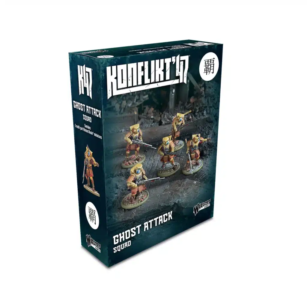 Konflikt '47 Ghost Attack Squad est l'une des sorties qui accompagne le nouveau starter du jeu de warlord games appelé konflikt 47