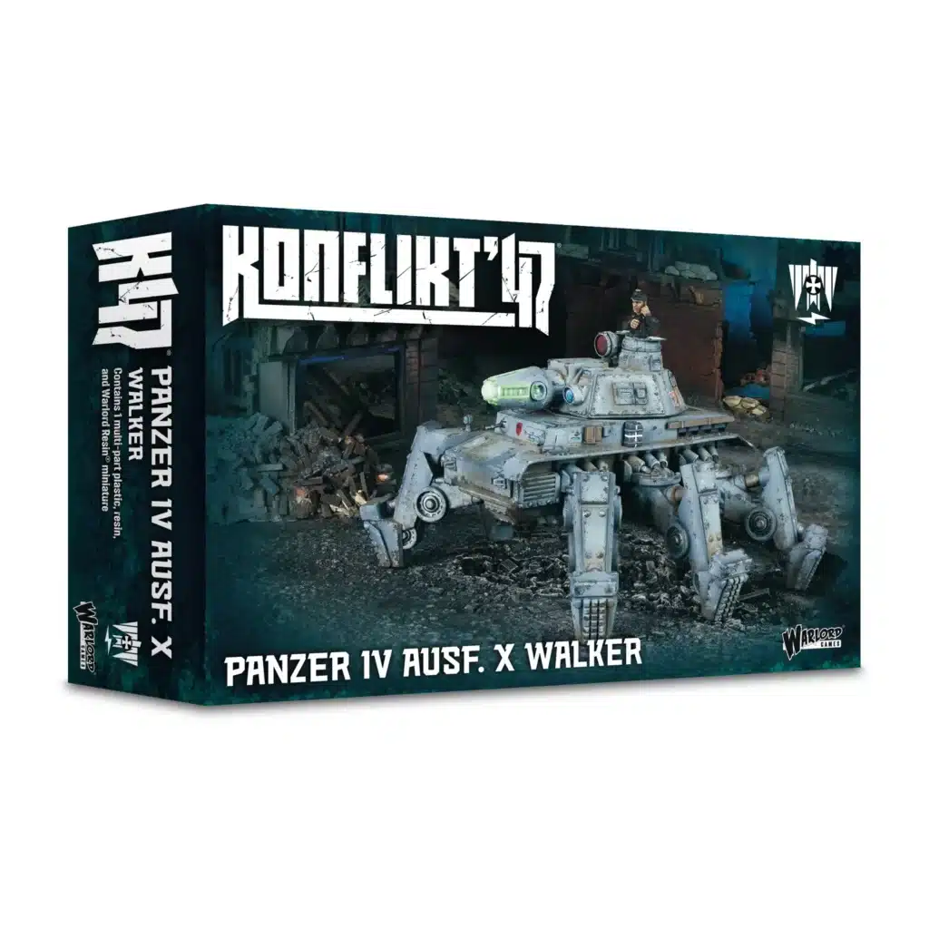 Konflikt '47 Panzer IV Ausf. X est l'une des sorties qui accompagne le nouveau starter du jeu de warlord games appelé konflikt 47