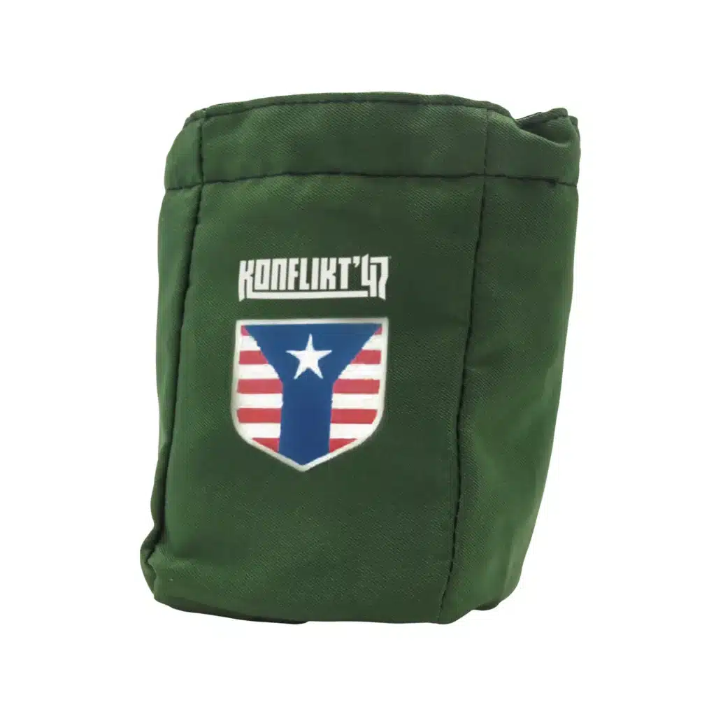 Konflikt '47 United States Dice Bag est l'une des sorties qui accompagne le nouveau starter du jeu de warlord games appelé konflikt 47