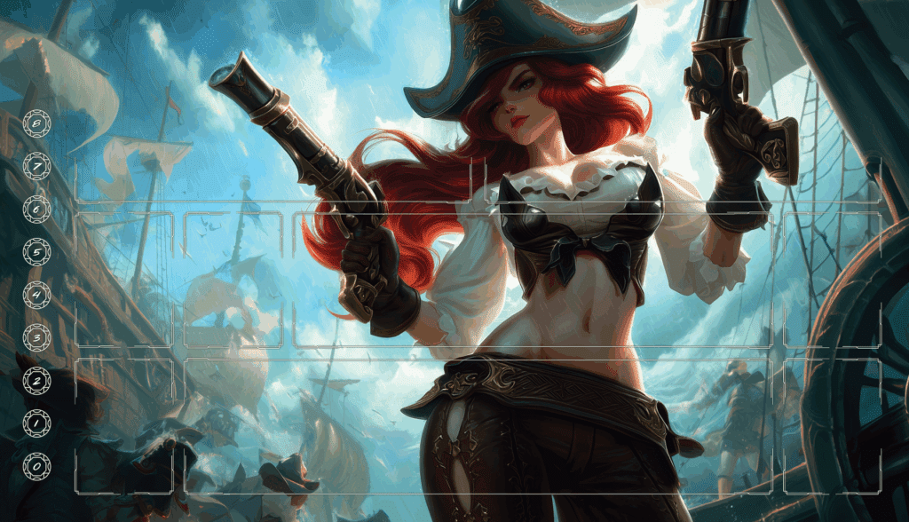 Jouez à Riftbound : le TCG dans l'univers de League of Legends avec le magnifique Riftbound: League of Legends TCG Playmat Miss Fortune Torek