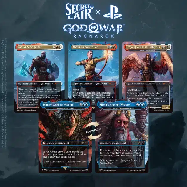 Découvrez Magic the Gathering - Secret Lair God Of War Norse un nouveau moyen facile de commencer à jouer en format standard