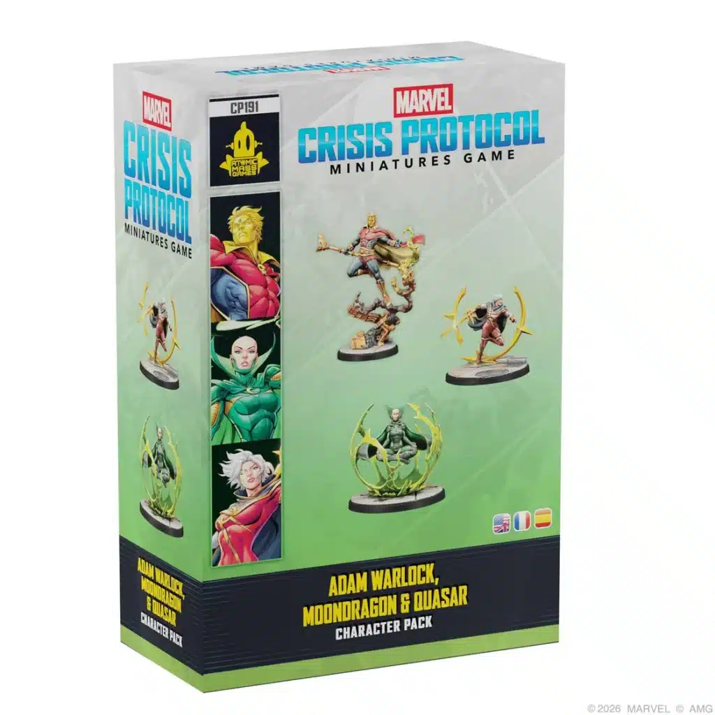 Marvel Crisis Protocol Adam Warlock, Moondragon Quasar de nouveaux personnages pour le jeu de figurines Marvel Crisis Protocol , a découvrir absolument