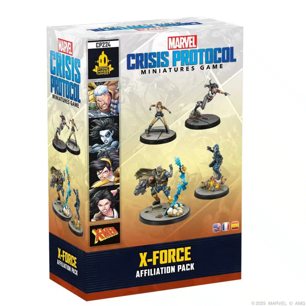 Marvel Crisis Protocol X-Force Affiliation Pack de nouveaux personnages pour le jeu de figurines Marvel Crisis Protocol , a découvrir absolument