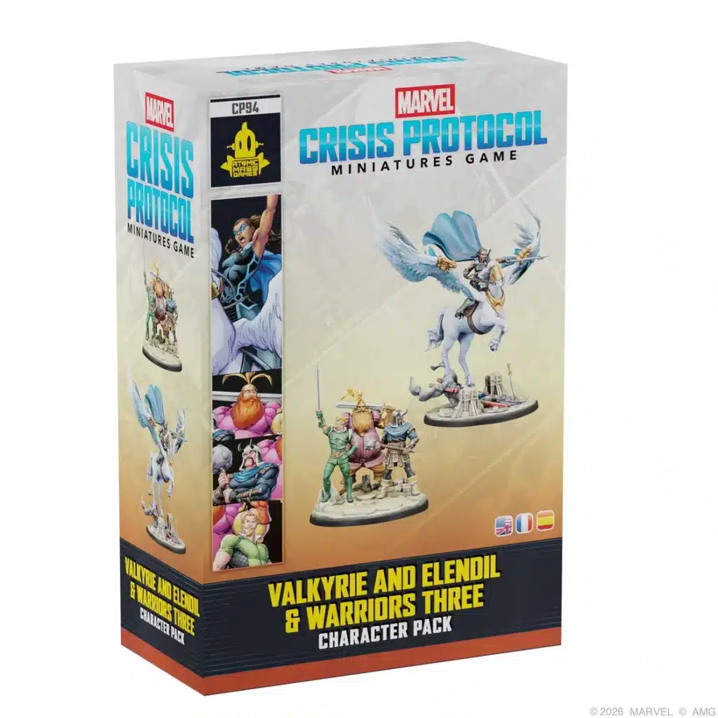 Marvel Crisis Protocol Valkyrie on Aragon & Warriors Three de nouveaux personnages pour le jeu de figurines Marvel Crisis Protocol , a découvrir absolument
