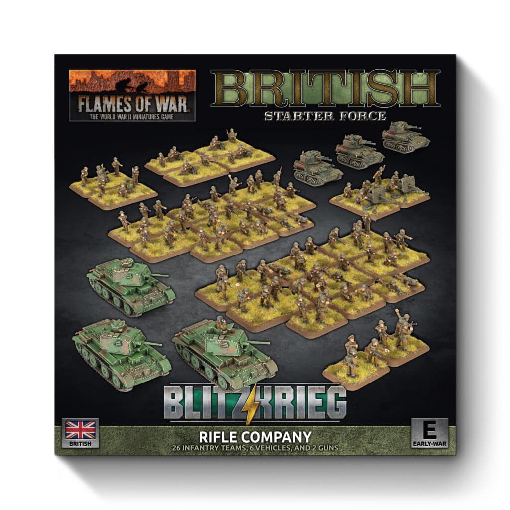 Flames of War : British Rifle Company (Plastic) fait partie des nouveautées de cette superbe sortie si chère aux français de Flames of War Early War