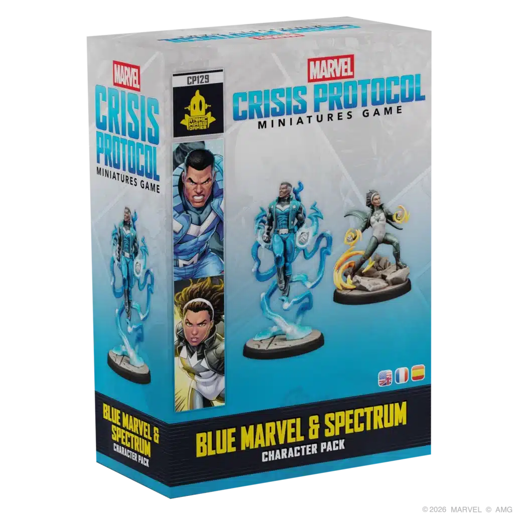 Marvel: Crisis Protocol – Blue Marvel et Spectrum de nouveaux personnages pour le jeu de figurines Marvel Crisis Protocol , a découvrir absolument