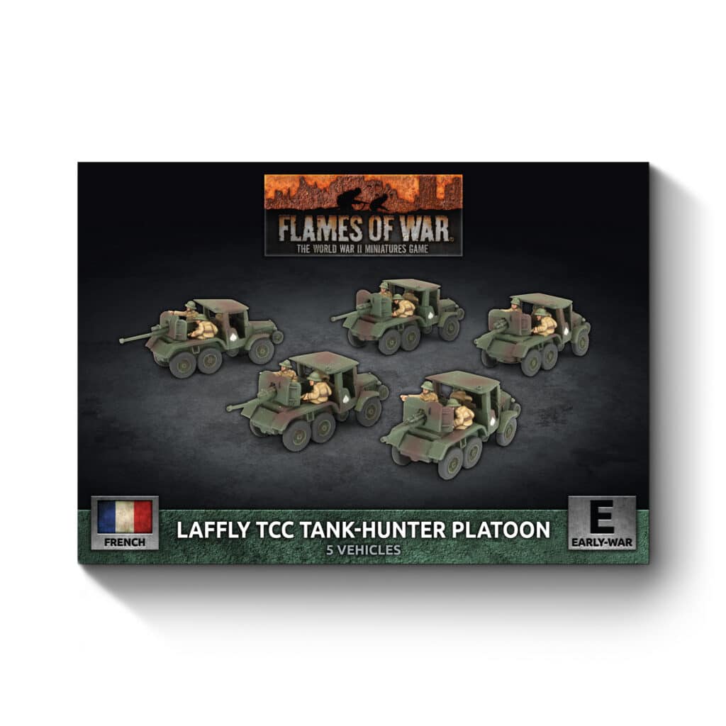 Flames of War : French Laffly W15 TCC SP Anti-tank Platoon fait partie des nouveautées de cette superbe sortie si chère aux français de Flames of War Early War