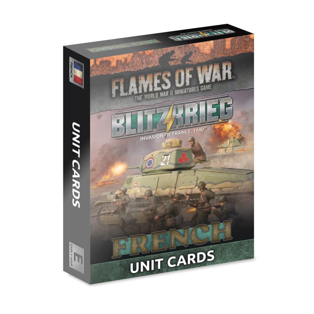 Blitzkrieg German Unit Cards (x42 cards) - Limited Edition fait partie des nouveautées de cette superbe sortie si chère aux français de Flames of War Early War