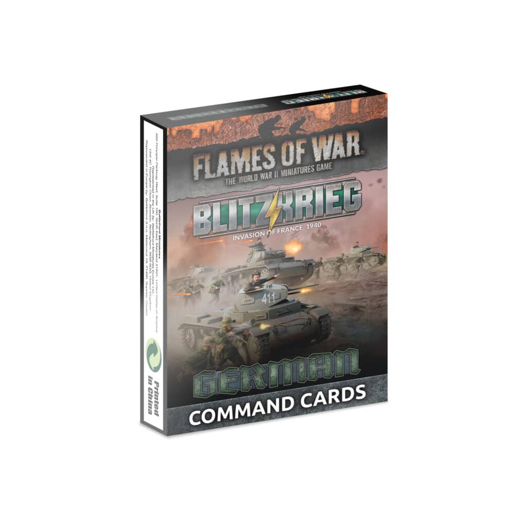 Blitzkrieg French Command Cards (x43 Cards) fait partie des nouveautées de cette superbe sortie si chère aux français de Flames of War Early War
