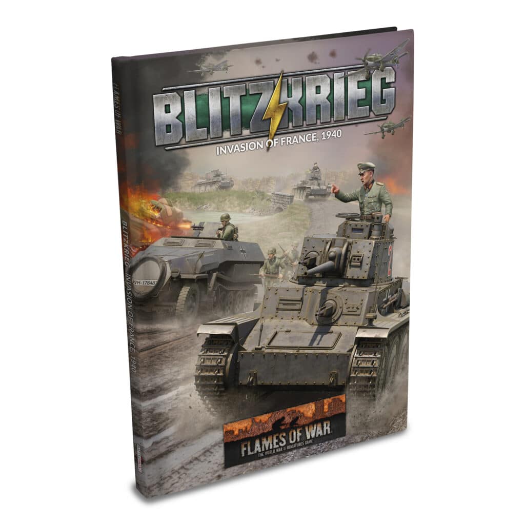 Flames of War Blitzkrieg Book fait partie des nouveautées de cette superbe sortie si chère aux français de Flames of War Early War