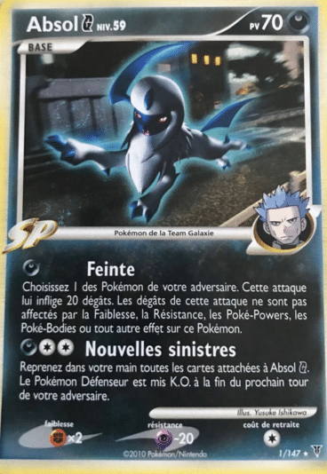 La carte à l'unité Pokémon est un moyen simple et original de collectionner votre série préféré. Les cartes sont protégées.