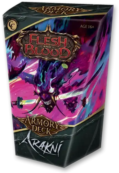 Découvrez Flesh and Blood - Armory Deck - Arakni VF , une nouvelle façon de jouer à notre super jeu de cartes Flesh and Blood, ce superbe TCG
