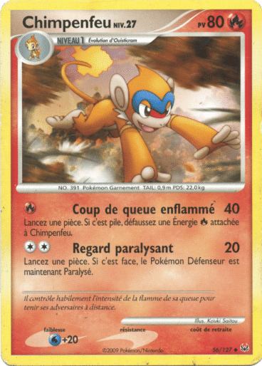 La carte à l'unité Pokémon est un moyen simple et original de collectionner votre série préféré. Les cartes sont protégées.