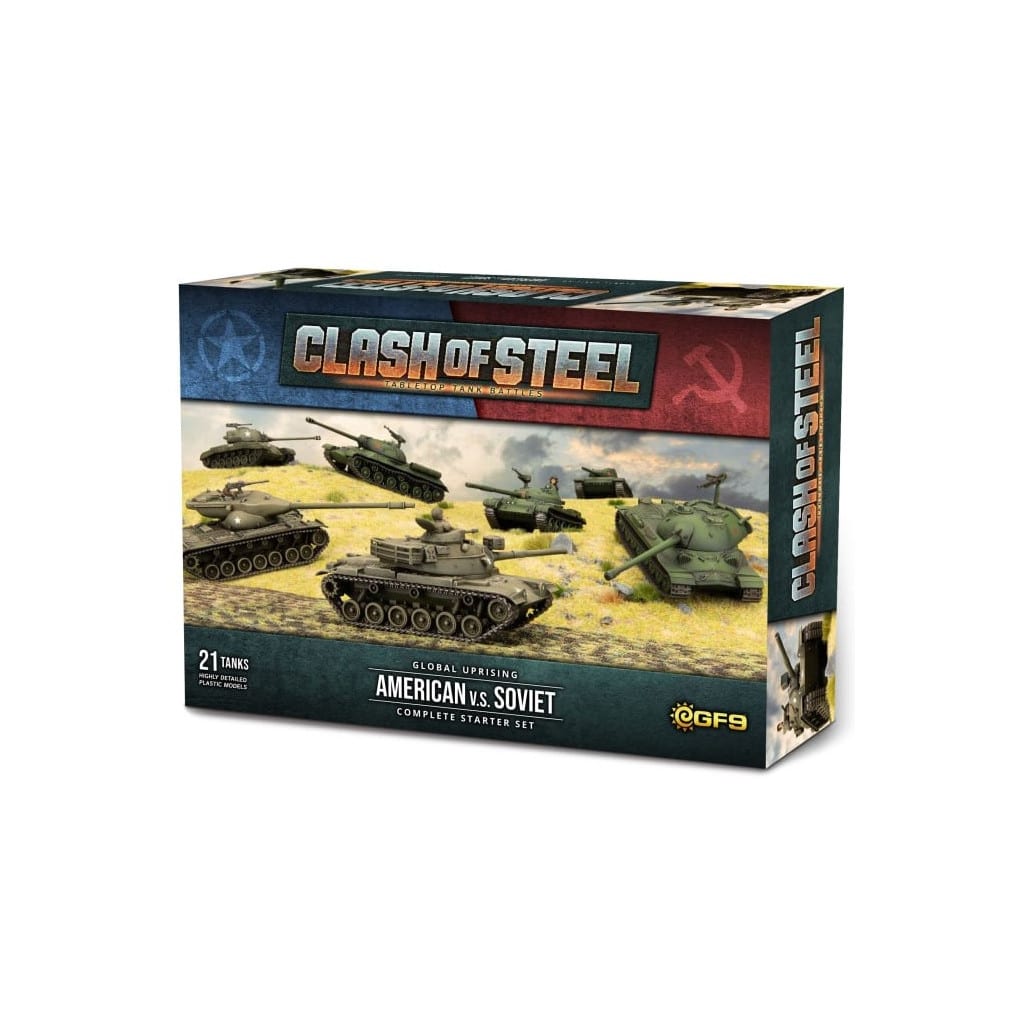 Clash of Steel - Global Uprising - American vs Soviet est l'excellent nouveau starter pour Flames of War en fin de guerre lors de la Bataille des Ardennes