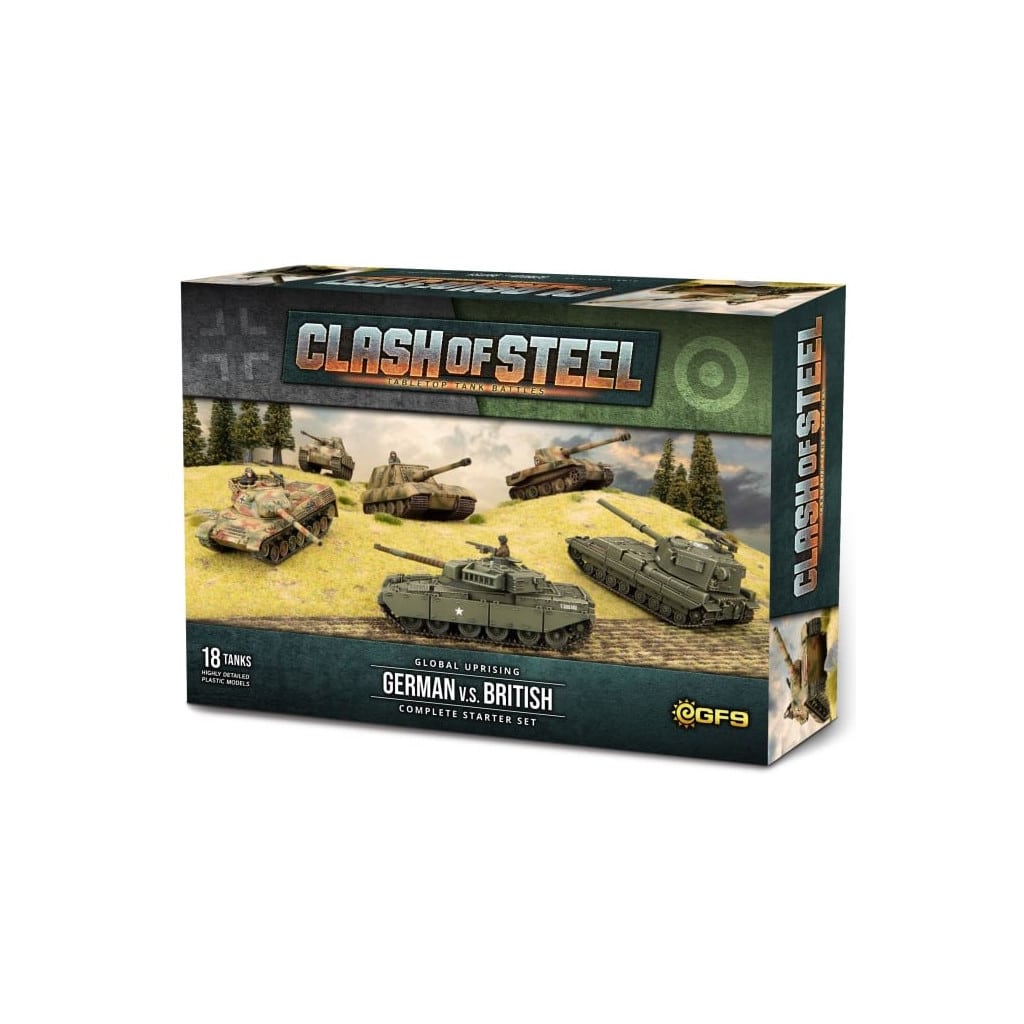 Clash of Steel - Global Uprising - German vs British est l'excellent nouveau starter pour Flames of War en fin de guerre lors de la Bataille des Ardennes