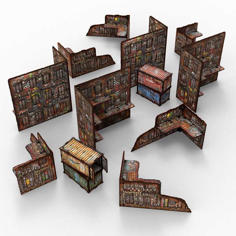 Green Stuff World Pack de décors WTC pliables prépeints fait partie des produits que nous avons selectionné chez Green Stuff World pour vous