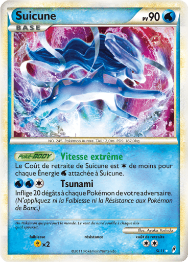 La carte à l'unité Pokémon est un moyen simple et original de collectionner votre série préféré. Les cartes sont protégées.