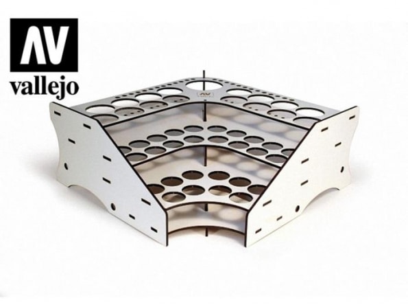 Vallejo Paint Station Module d'angle fait partie de la nouvelle gamme de paint station de la gamme vallejo pour faciliter l'amenagement de votre poste de travail