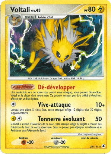 La carte à l'unité Pokémon est un moyen simple et original de collectionner votre série préféré. Les cartes sont protégées.