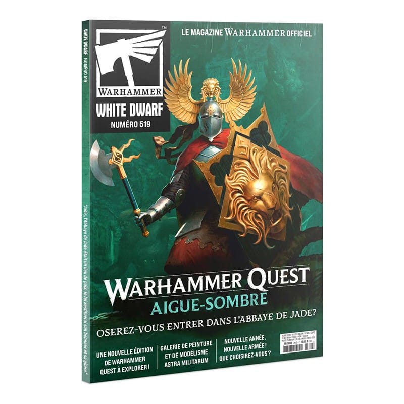 White Dwarf 519 est le magazine Warhammer premium de Games Workshop, débordant chaque mois de contenus extraordinaires pour pimentez vos parties.