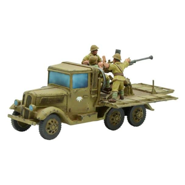 Bolt Action Japanese Isuzu Type 98 AA machine cannon carrier vous permettent de revivre la bataille emblématique des Ardennes de la deuxieme guerre mondiale