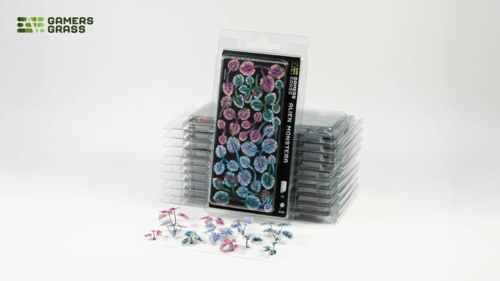 Gamers grass Laser Plants : Alien Monstera est une superbe nouveautées pour magnifier la peinture de figurines grâce à Gamergrass