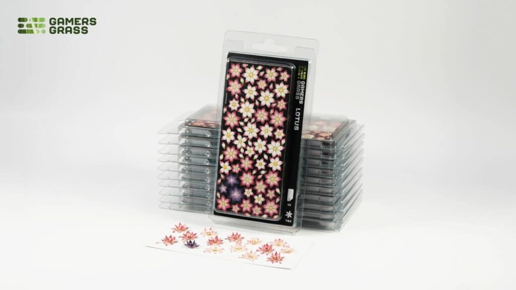 Gamers grass Laser Plants : Lotus Flowerss est une superbe nouveautées pour magnifier la peinture de figurines grâce à Gamergrass