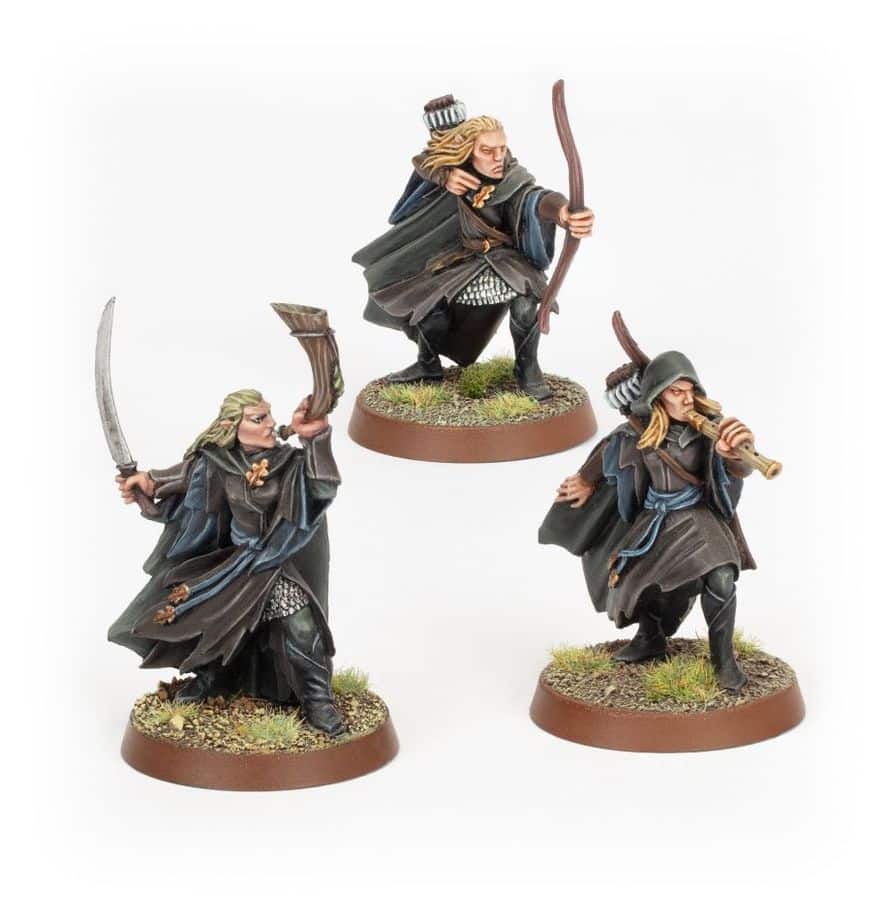 Découvrez les superbes figurines du seigneur des anneaux de games workshop: Wood Elf Sentinels