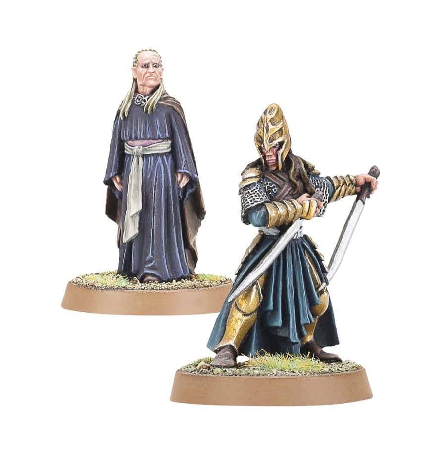 Découvrez les superbes figurines du seigneur des anneaux de games workshop: Círdan & Erestor