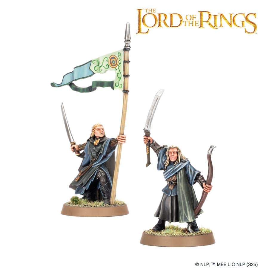 Découvrez les superbes figurines du seigneur des anneaux de games workshop: Lorien Elf Commanders