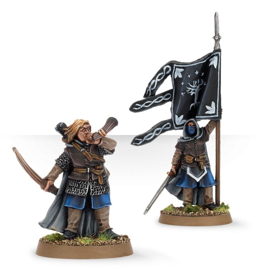 Découvrez les superbes figurines du seigneur des anneaux de games workshop: Blackroot Vale Commanders