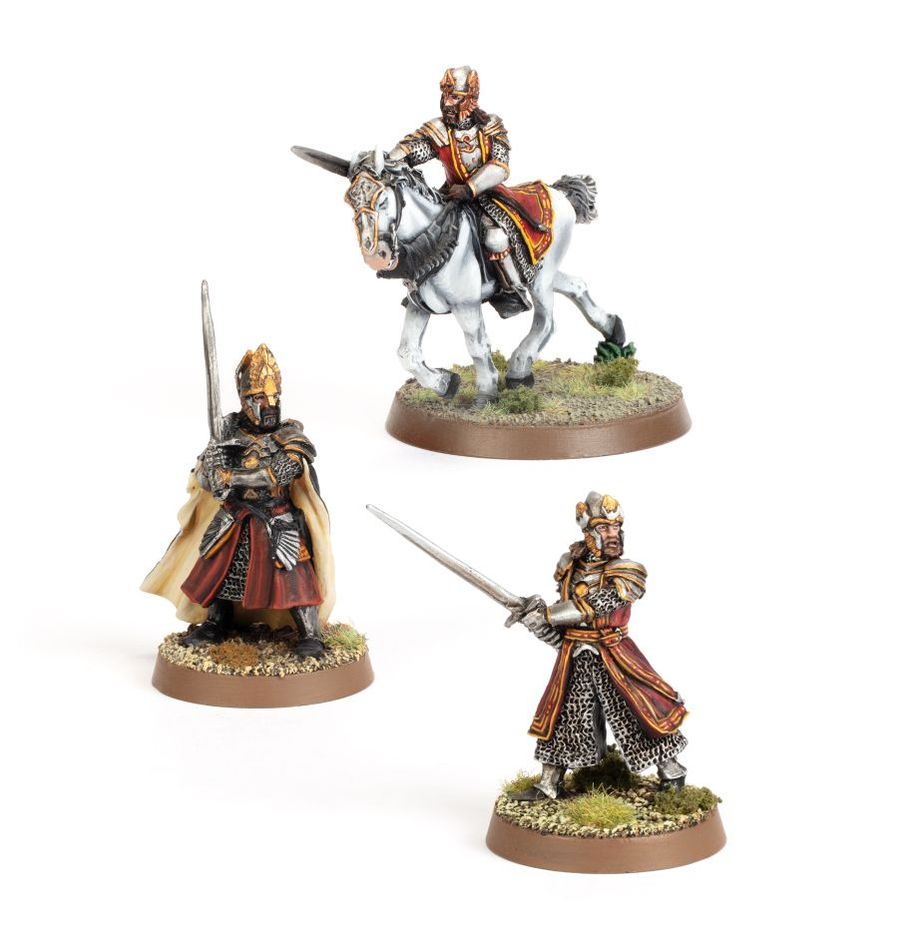 Découvrez les superbes figurines du seigneur des anneaux de games workshop: Elendil et Isildur