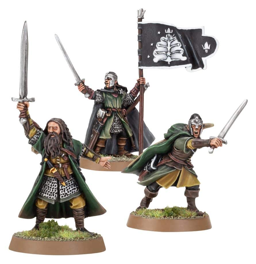 Découvrez les superbes figurines du seigneur des anneaux de games workshop: Lord of Dunedain
