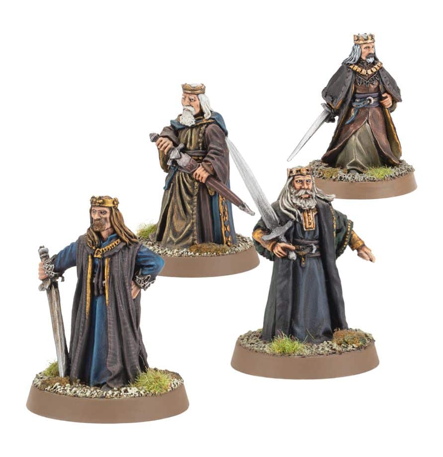 Découvrez les superbes figurines du seigneur des anneaux de games workshop: Kings Of Men