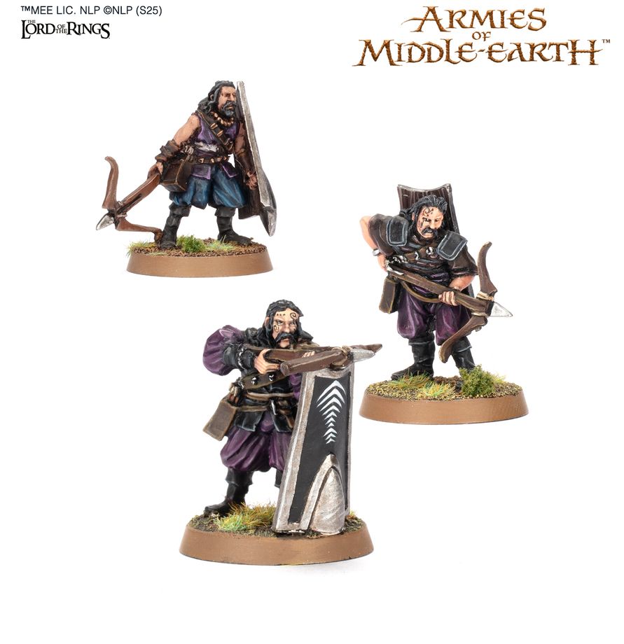 Découvrez les superbes figurines du seigneur des anneaux de games workshop: Corsairs of Umbar Crossbowmen