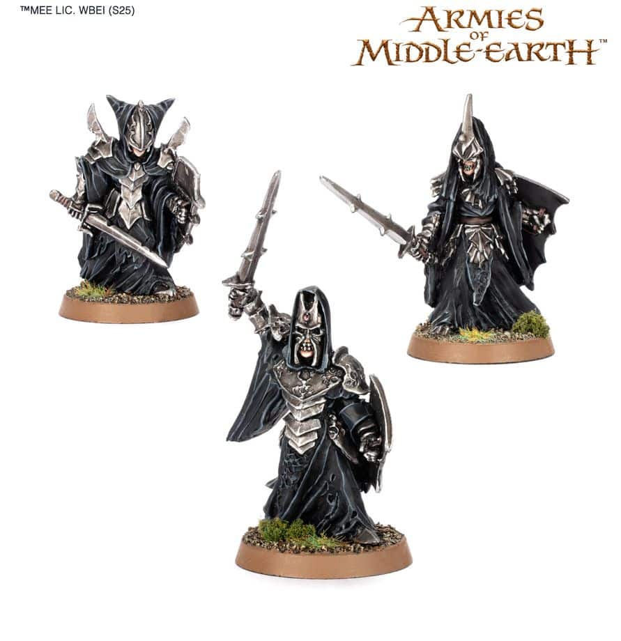 Découvrez les superbes figurines du seigneur des anneaux de games workshop: Black Numenorean Warriors
