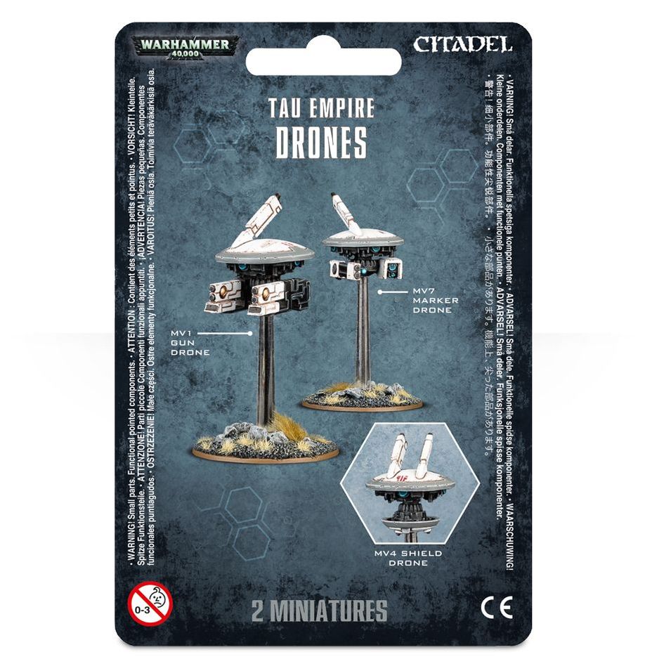 Découvrez la superbe nouveauté de Games Workshop avec la figurine de T'au Empire : Drones Tactiques, un atout precieux dans vos armées Empire T'au.
