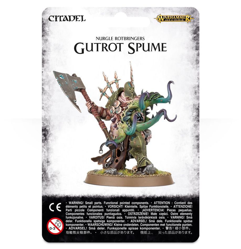 Maggotkin of Nurgle : Gutrot Spume font partie des nouveautés pour les amrées chaotiques du grand immonde de Nurgle
