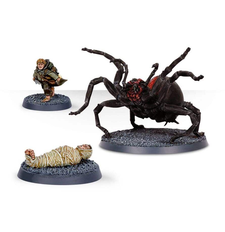 Découvrez les superbes figurines du seigneur des anneaux de games workshop: In the Clutches of Shelob